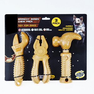 Brinquedos Indestrutíveis de Fibra de Madeira Natural para Cães, Bastão de Limpeza <span class=keywords><strong>Dental</strong></span> para Raças Grandes e Mastigadores Agressivos, Fornecimento por Atacado - Product Image 6