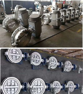 Hiệu suất cao kiểm soát dòng chảy 3 mặt bích loạ<span class=keywords><strong>i</strong></span> ba bù đắp cứng con dấu thép không gỉ 3 inch Van bướm - Product Image 4