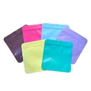 Bolsa con Cierre Zip de Diseño Popular en Color Macaron para Empaque de Joyería, Bolsa Pequeña Doypack para Granos de Café, Cereales y Alimentos Secos - Product Image 5