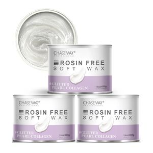 <span class=keywords><strong>Cera</strong></span> anallergico 14oz 400g Glitter bianco perla morbida <span class=keywords><strong>cera</strong></span> depilatoria per la pelle sensibile - Product Image 3