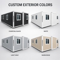 Expédition rapide, maison conteneur extensible entièrement meublée, norme australienne, 20 pieds, 40 pieds, logement secondaire, fabricant OEM certifié CE ISO9001, Australie