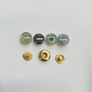 Oem biểu tượng tùy chỉnh kim loại Snap Nút Hợp kim kẽm nhấn nút với Shank phong cách cho hồi giáo thobe Hàng may mặc mạ kỹ thuật - Product Image 4