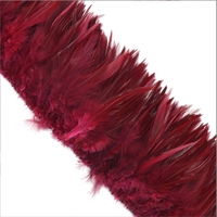 Plumes de coq rouges en gros pour accessoires vestimentaires DIY et plumes pour la pêche à la mouche
