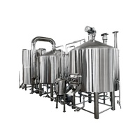 Équipement de brassage de bière, 3 bateaux, 1000l, pour micro-brasserie et bar