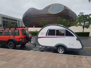 Remolque de Viaje Todoterreno Tipo Lágrima, Remolque de Campamento de Fibra de Vidrio para la Venta - Product Image 4