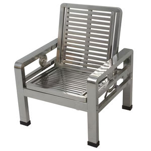 Sofá cama plegable y duradero de acero inoxidable para decoración del hogar, oficina, hoteles, restaurante, cafetería, sala de estar, muebles de exterior, sofá - Product Image 4