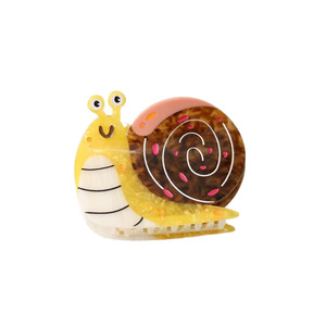 Nuevas Pinzas de Pelo de Acetato con Diseño de Animales de Dibujos Animados (Pájaro, Caracol, Tiburón), Lindas y Estéticas, Accesorios para Peinados Diarios de Mujer - Product Image 4
