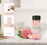 Bouteilles de 2oz avec bouchons Bouteilles de jus vides pour le jus Contenants réutilisables pour boire des shots de lait et de gingembre