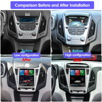 Radio para Coche Android de 9.7 Pulgadas para Chevrolet Equinox, GMC Terrain, Chevy Equinox 2010-2016, Reproductor Multimedia con Carplay Inalámbrico, 4G y Visión 360