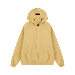 Nueva chaqueta de punto con capucha FOG, informal, holgada, con letras, de marca de moda, para hombre y mujer. - Product Image 4