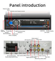 Autoradio Android 1DIN avec Écran Rétractable, Navigation GPS BT AUX SD USB Télécommande, Universel, Simple Din, 7 Pouces