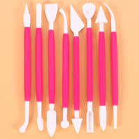 8 Pièces Outils de Décoration de Gâteaux en Plastique Moderne, Stylo de Gravure DIY, Outils de Pâtisserie pour la Décoration de Gâteaux