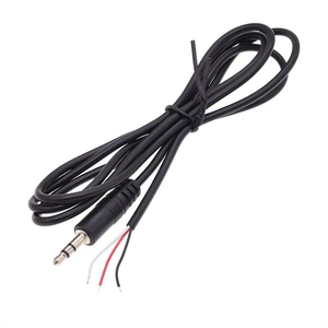 Car AUX Stereo Jack 3.5MM Audio Cable 3.5mm 2.5mm Male Female Stereo Mono Jack to Open Soldering End Aux Audio Cable - Product Image 3