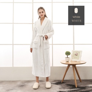 Flanella <span class=keywords><strong>invernale</strong></span> Casual coppia <span class=keywords><strong>camicia</strong></span> <span class=keywords><strong>da</strong></span> <span class=keywords><strong>notte</strong></span> <span class=keywords><strong>da</strong></span> <span class=keywords><strong>donna</strong></span> allungata elasticizzata in vita traspirante con Logo anteriore - Product Image 5