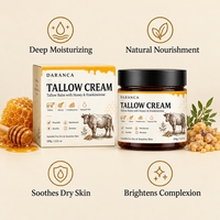 Baume Corporel Hydratant et Nourrissant au Suif de Bœuf Bio Naturel – Crème Visage et Lotion pour Peaux Sèches