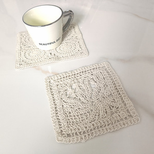 Hollow Coasters <b>Lace</b> Embroidered <b>Tablecloths</b> Heat-resistant table mats for dishes and bowls Decorative Accessories - Product Image 5