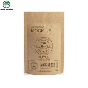 Resealable Kraft Paper Zipper Smell Proof Bolsas Stand up Zip Lock Pouch for Seasoning Coffee Tea Powder <b>Packaging</b> <b>Bag</b> - Product Image 2