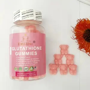 No Side Effects 100% Natural Healthcare Supplement Brightening Skin Whitening Anti-Aging L Glutathione Gummies