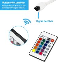 Télécommande IR RGB ESann DC12V 4 broches 24 touches pour bande LED d'escalier, sortie bouton 3x2A pour bande LED RGB SMD 5050 2835
