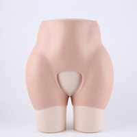 En gros, coussinets fessiers en silicone pour travestissement, rehausseurs de hanches, culotte sculptante en silicone, fessier en silicone sexy avec entrejambe ouvert