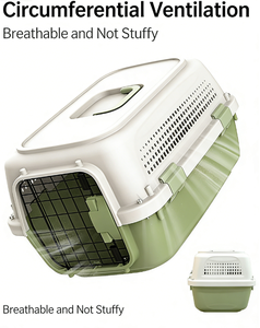 Transportadora de Viaje para Perros de Bajo Precio, Jaula Portátil para Perros Besky, Color Azul Verde, Jaula para Mascotas Aprobada por Aerolíneas para Exteriores - Product Image 4