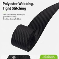 Harness Pengaman 5 Titik Bersertifikasi GB Profesional dengan Kekuatan Pemutus 2200kg untuk Pekerjaan di Ketinggian