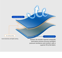 Matelas de camping gonflable ultraléger en TPU avec pompe à pied, épais, imperméable, pour randonnée, vente en gros, fourniture d'usine OEM