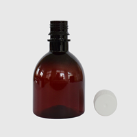 Bouteille en PET liquide orale de 50ML pour sirop de jus d'eau avec bouchon à vis pompe pulvérisateur fabricant en gros