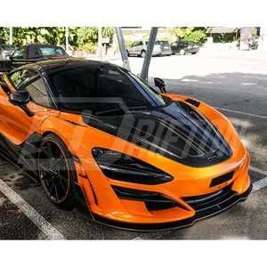 Tapa delantera de fibra de carbono seca estilo MSY para capó de McLaren 720S - Product Image 5