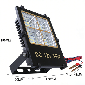 Lámpara de Seguridad para Exteriores, Portátil, Fácil de Instalar, 50W, DC12V, IP66, Control Táctil, 6000K, Luz Diurna, a Prueba de Explosiones, Impermeable - Product Image 3