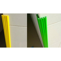 Protection d'angle murale autocollante en PVC, bande de protection pour bords 35x35mm, haute qualité, OEM/ODM, découpe personnalisable, usage hospitalier