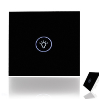 Panneau en verre trempé rétroéclairé RVB avec interrupteur tactile LED, impression UV personnalisée, anti-traces de doigts, dureté 9H, bords 2.5D, éclairage intelligent