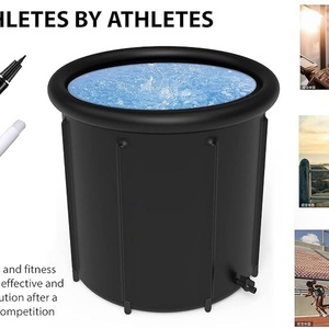 Wholesale <b>Inflatable</b> Ice Bathtub Portable PVC Folding Ice <b>Bath</b> Recovery Cold Plunge Tub for Athletes - Product Image 2
