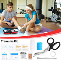 Trousse de premiers soins d'urgence compacte et portable, 101 pièces, mini EVA, légère, étanche, pour la maison, le camping, la randonnée, les voyages en plein air