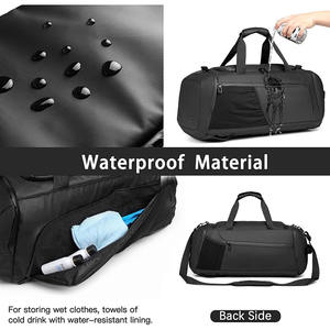 Bolsa de deporte impermeable unisex, bolsa de deporte de viaje al aire libre con compartimento para zapatos - Product Image 2
