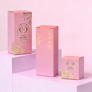 Fabrication de boîtes d'emballage pour ensembles cosmétiques, boîte en carton blanc pliable de luxe recyclée sur mesure pour l'emballage de produits cosmétiques pour soins de la peau - Product Image 6