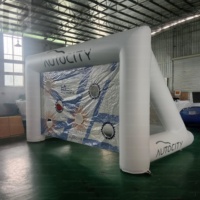 Jeu de tir au but de football gonflable, cible de tir en PVC imperméable pour la promotion d'événements