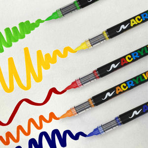 प्रीमियम 36-रंग ब्रश टिप ऐक्रेलिक पेंट मार्कर पेन प्लास्टिक डिय क्राफ्ट एक्स के लिए कला मार्कर पैकेजिंग कला मार्कर - Product Image 6