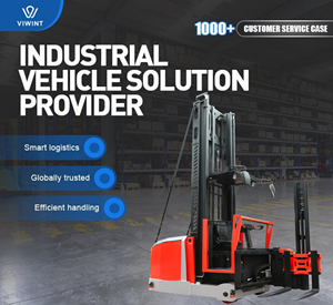 Nuovo Design Carrello Elevatore Elettrico a Tre Vie con Forche Rotanti, Montante a Tre Stadi e Traslatore Laterale Idraulico Modello CDMX15-80S - Product Image 2