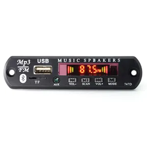 Novo Design MP3 Jogador Decodificador Bordo gravador de Voz/FM Radio/BT 5.0