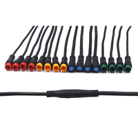 Connecteurs de câbles électriques étanches IP67 à 2, 3, 4, 5, 6, 7 broches M6, 3A, en promotion