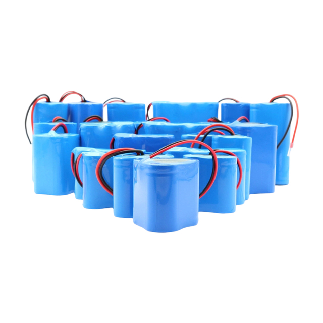18500 2S1P Cells 7.4V 1000mAh 1200mAh 1500mAh 1600mAh 1800mAh 2000mAh 2400mAh Li-Ion Batteries with 500 Cycles for Electric Toys