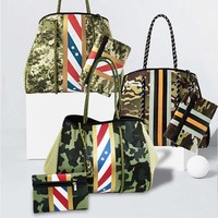 Nouveau sac fourre-tout à fermeture éclair en néoprène imperméable et isolé, multifonctionnel et luxueux, pour femmes, couleur et logo personnalisés, printemps, été, automne