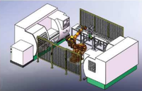 Station de chargement et de déchargement robotisée à 6 axes BBET pour machine CNC avec moteur et roulement 380V