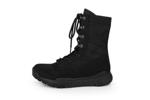 รองเท้าบูทแบบยุทธวิธี TSB76 น้ำหนักเบา สีดำ ทำจากหนังกลับ รองเท้าบูททะเลทรายแบบหนังกลับ - Product Image 3