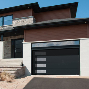 Coupe Galvanisé En Acier Isolé 16*7 <span class=keywords><strong>Garage</strong></span> <span class=keywords><strong>Porte</strong></span> Automatique Moderne <span class=keywords><strong>De</strong></span> Sécurité En Acier Résidentiel Verre Électrique 8*7 <span class=keywords><strong>Garage</strong></span> <span class=keywords><strong>Porte</strong></span> - Product Image 3