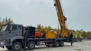 UNIQUE 400m Hydraulic Water Well <b>Drilling</b> Rig Truck Mounted Borehole <b>Drilling</b> Machine - Product Image 2