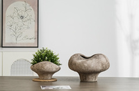 FANGSHENG Usine Ferme Coeur Forme Durable Chrome Plaqué Vase En Céramique Salon Fleur Planteur pour Maison Jardin Hôtel