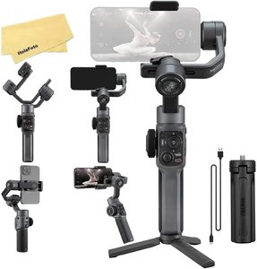 <span class=keywords><strong>Zhiyun</strong></span> <span class=keywords><strong>Smooth</strong></span> <span class=keywords><strong>5</strong></span> — stabilisateur de cardan portable, 3 axes, adapté aux téléphones intelligents, mise au point du zoom, fonction de traction - Product Image 2