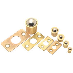 Loquet de porte en cuivre réglable à ressort pour portes d'armoires, design minimaliste, moulé sous pression - Product Image 2